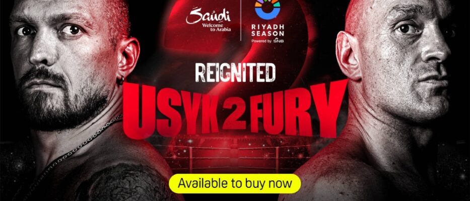 BUY PPV DIRECTLY FROM US: USYK VS. FURY 2