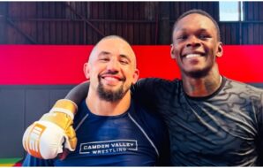 Israel Adesanya Trains with Whittaker Ahead of UFC Fight Night 250